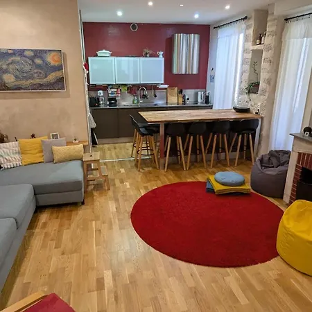 Our Home, Cozy Two Minutes From The Sea - Clima 公寓 尼斯